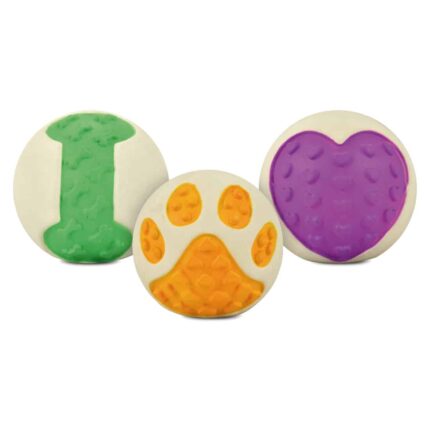 PELOTA LATEX HUESO- CORAZÓN- HUELLA