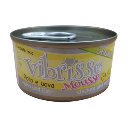 VIBRISSE GATITOS MOUSSE POLLO Y HUEVO