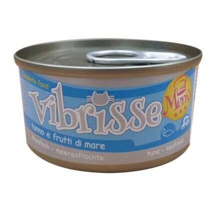 VIBRISSE GATO MENU ATUN Y MARISCO EN SALSA