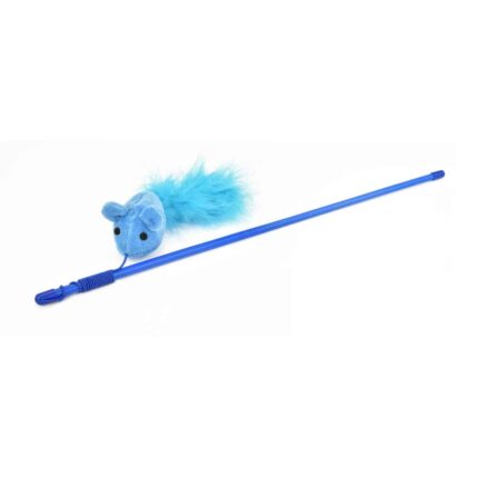 VARA CON RATÓN CON PLUMA