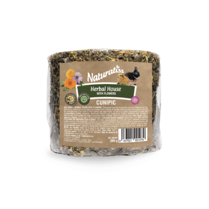 Snack Naturaliss: Casita de hierbas con flores