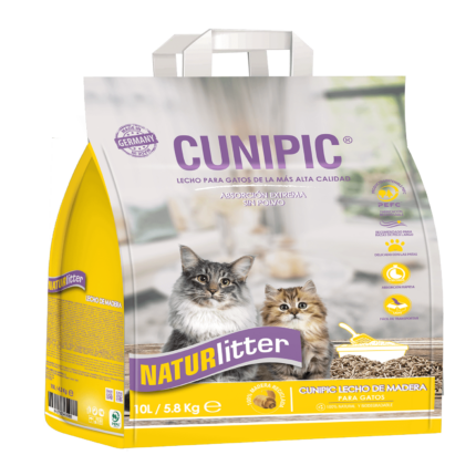 Lecho natural para gatos Naturlitter