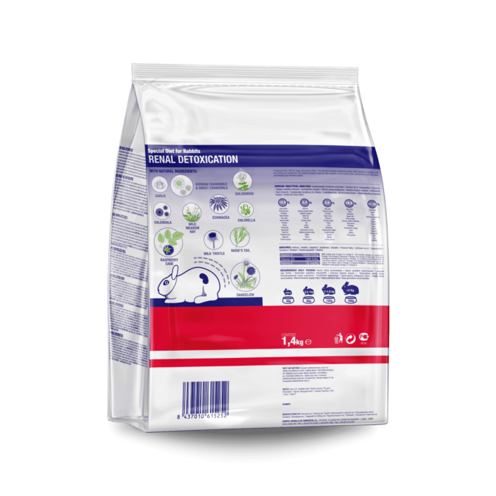 Vet Line Renal Detoxication para Conejos 1.4Kg Cunipic - Imagen 2