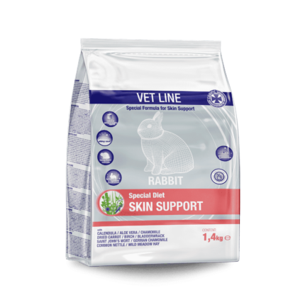 Vet Line Skin Support para Conejos 1.4Kg Cunipic