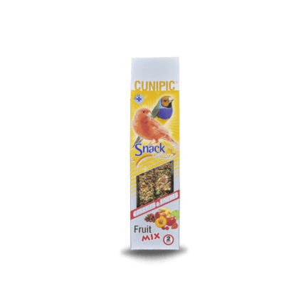 Barritas Snack Deluxe mix de frutas para canarios y diamantes 60 g Cunipic