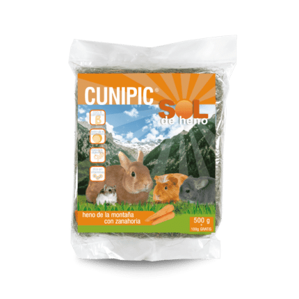 Sol de Heno con Zanahoria 500 g Cunipic