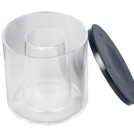 sera vaso de espumado con tapa