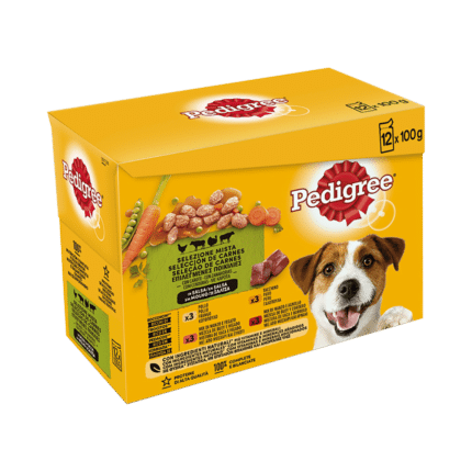 Pedigree Comida húmeda para Perros Sabores Mixtos en Salsa Multipack 12x100g
