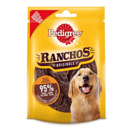 Pedigree Ranchos Snack para Perro Sabor Carne 70g