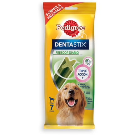 Pedigree Dentastix Fresh Snack Dental para la Higiene Oral y Contra el Mal Aliento de Perros Grandes 7ud