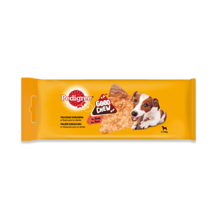 Pedigree Good Chew Huesos Masticables para Perros Pequeños Sabor Buey 58g