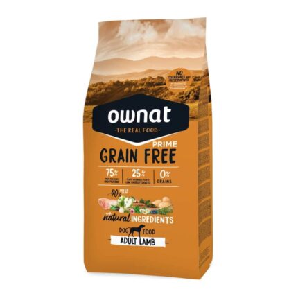 Ownat Grain Free Prime Adult Lamb Para Perros