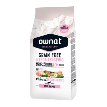 Ownat Grain Free Hypo Mini Lamb Para Perros Mini