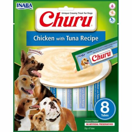 Churu Dog Pollo Con Atún 8 x 20g