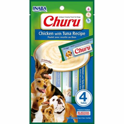 Churu Dog Pollo Con Atún 4 x 14g