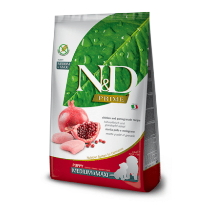 Farmina para perros - N&D Prime Canine - Pollo & Granada Puppy Medium & Maxi