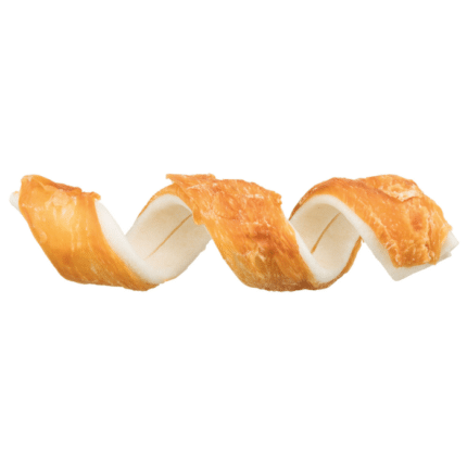 Espiral Masticable con Pollo, 15 cm - 1 Unidad