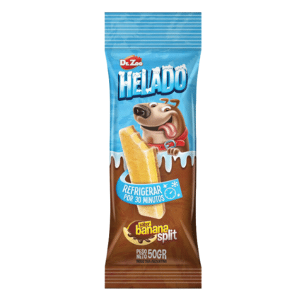 Helado Perros de Banana Split -Dr. Zoo