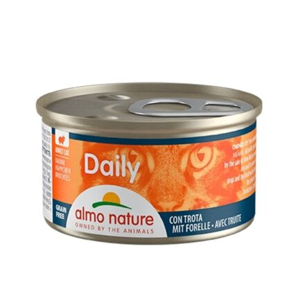 Almo Nature Cat Wet Daily Grain Free Trocitos Trucha 85g