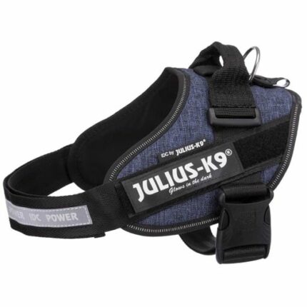 Julius K9 Arnés IDC ® Vaquero con borde negro