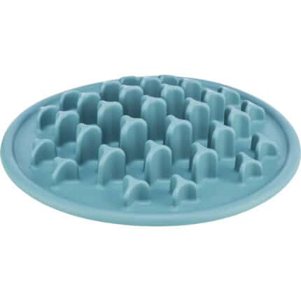TRIXIE Mantel para Alimento Antivoracidad Slow Feeding Pilares Azul
