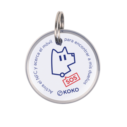 Koko Pets Chapa Identificativa NFC