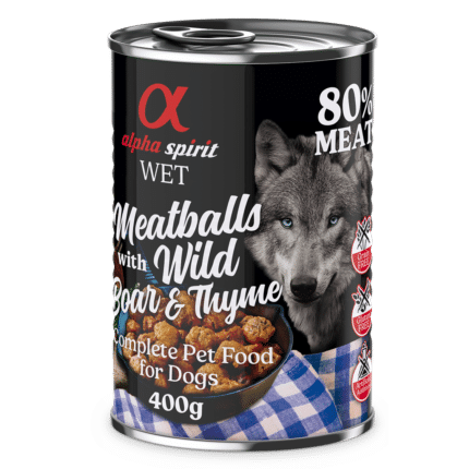 Alpha Spirit Albóndigas Jabalí Y Tomillo 400g