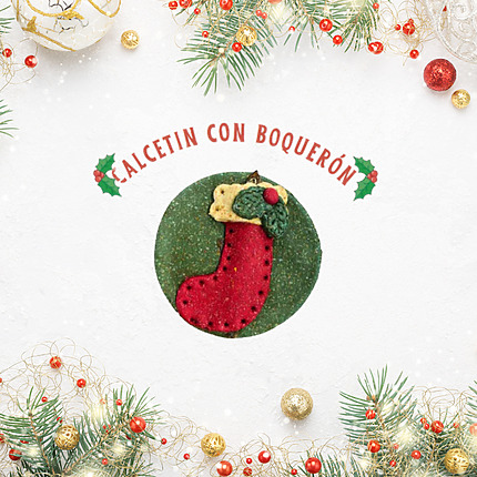 Navidad Snack bota con boquerón 1u