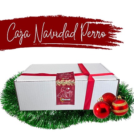 Caja de Navidad Perro Qanimals