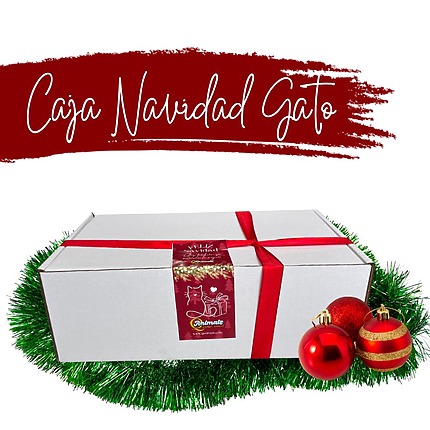Caja de Navidad Gato Qanimals