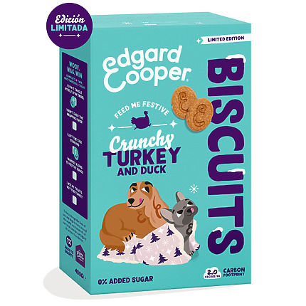 Edgard & Cooper Galletas Pollo y Pavo Navidad