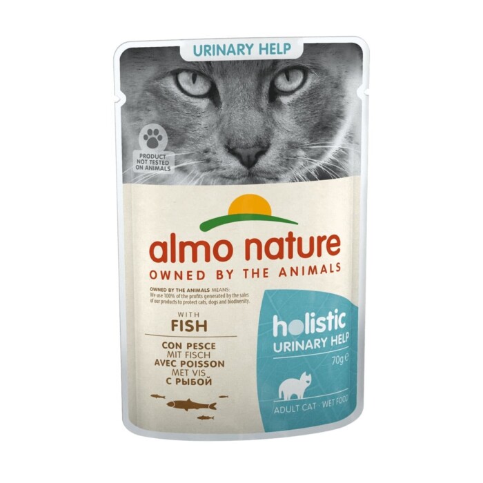 Almo Nature Cat Wet Holistic Urinary Pescado 70g - Imagen 1