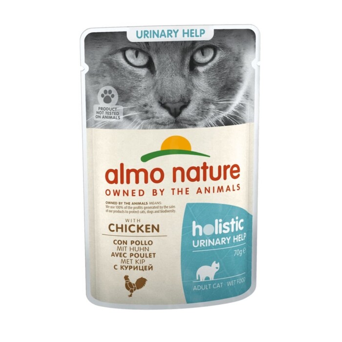 Almo Nature Cat Wet Holistic Urinary Pollo 70g - Imagen 1