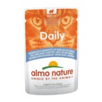 Almo Nature Cat Wet Daily Bocaditos Bacalao y Gambas 70g
