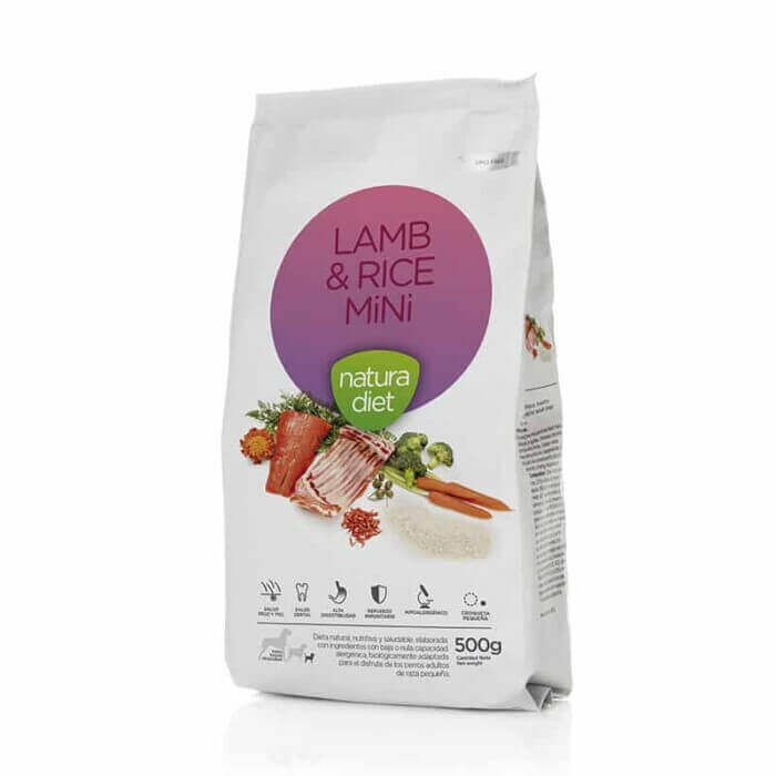 Natura Diet Perro LAMB & RICE MINI - Imagen 1