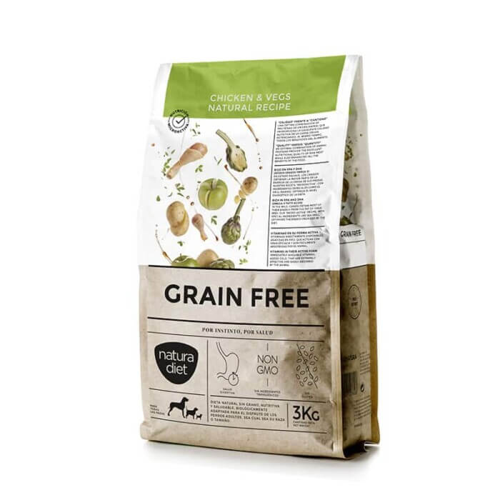 Natura Diet Perro GRAIN FREE CHICKEN & VEGS - Imagen 1