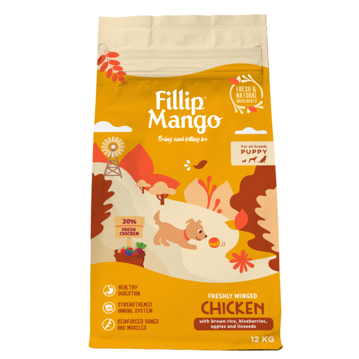Fillip Mango Freshly Winged Chicken Para Cachorros - Imagen 3