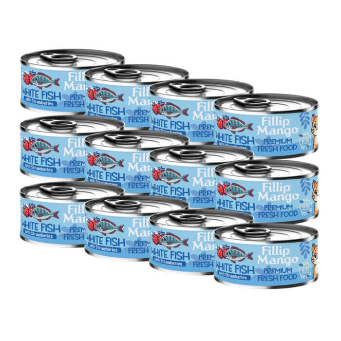 Fillip Mango Pescado con Fresa para Gatos 85 g - Imagen 2
