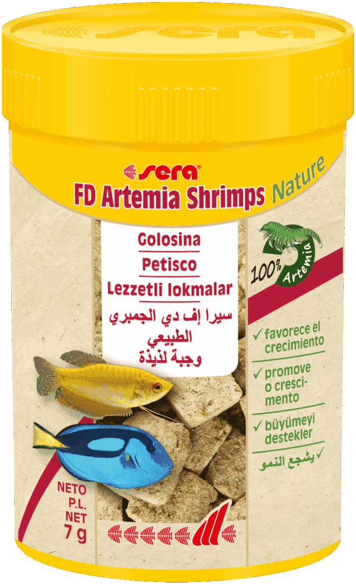 sera FD Artemia Shrimps Nature - Imagen 1