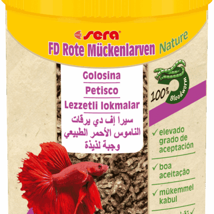 sera FD Larvas rojas de mosquito Nature