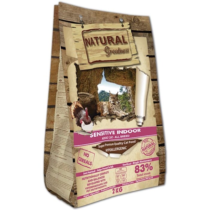 Natural Greatness Sensitive Indoor Para Gatos - Imagen 3