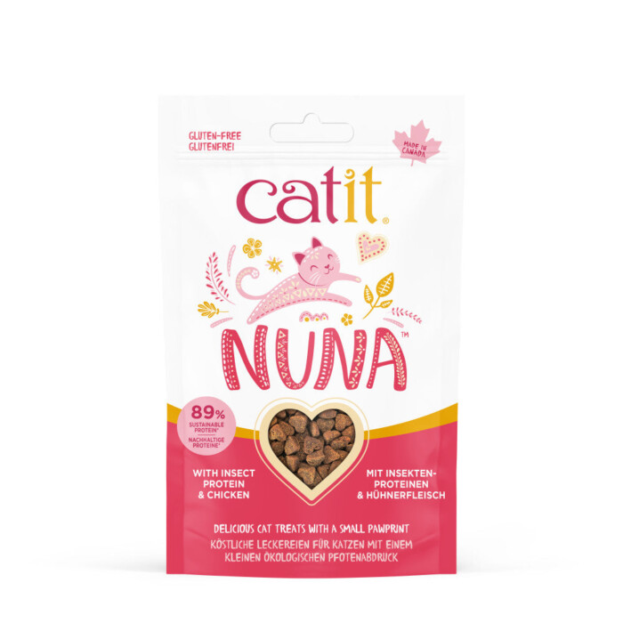 Catit Nuna Snack Proteína Insecto y Pollo 60g - Imagen 1