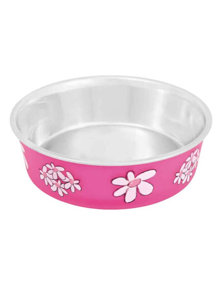 COMEDERO INOX ANTIDESLIZANTE BLOSSOM - Imagen 1
