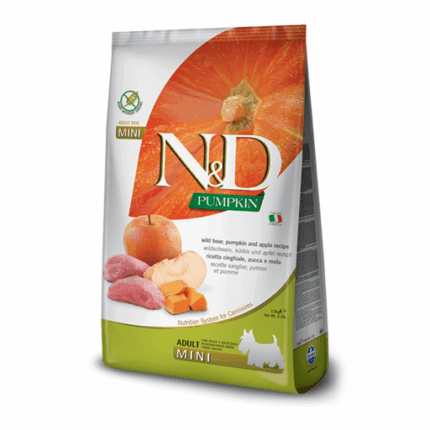 Farmina para perros - N&D Pumpkin Canine - Jabalí & Manzana Adult Mini