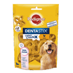 Pedigree Dentastix Chewy Chunx Snack Dental para Perros Medianos y Grandes Sabor Pollo, 68g