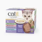 Catit Cuisine Selection Paté para Gatos - Pack Variado de 12
