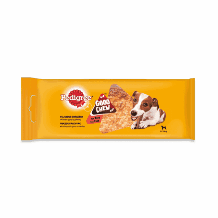 Pedigree Good Chew Huesos Masticables para Perros Pequeños Sabor Buey 58g