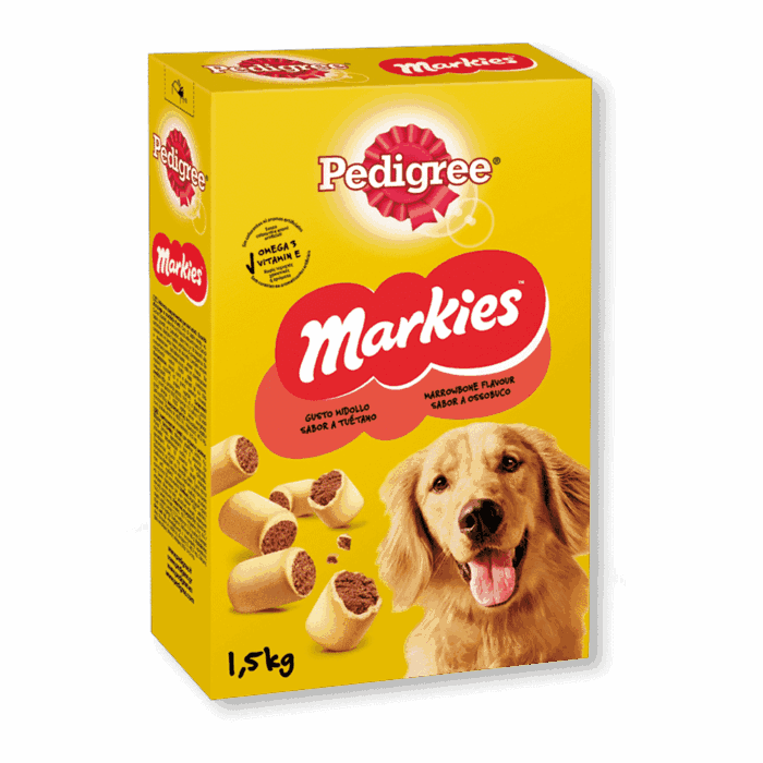 Pedigree Markies Galletas para perro Sabor Tuétano 1,5kg - Imagen 1
