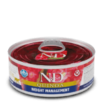 Farmina para gatos - N&D Quinoa Feline - Weight Management lata (control de peso)