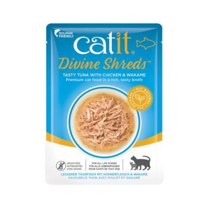 Catit DivineShreds Sopa Atún/PolloWakame 75g